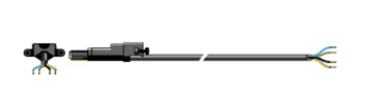 Somfy ➤ LT Kabel schwarz 4-adrig UV-beständig 10 m #9203839✅ online kaufen!