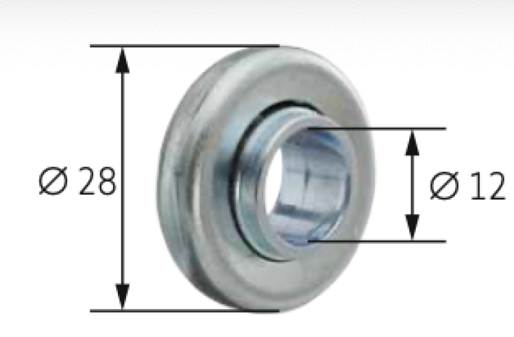Somfy ➤ Minikugellager Ø 12mm ✓ #9701289 ✅