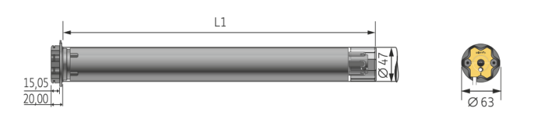 Somfy Oximo 50 S Auto io 6/17 Rollladenmotor SW60 ED #1130368