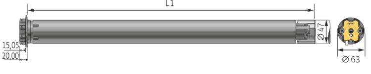 Somfy RS100 Hybrid io 10/17 Rollladenmotor SW60 ED #1240420