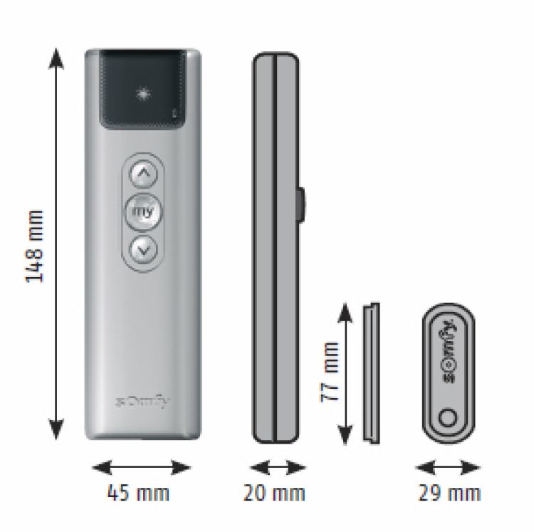 Somfy Situo A/M io #1800109 #1800110 #1800111