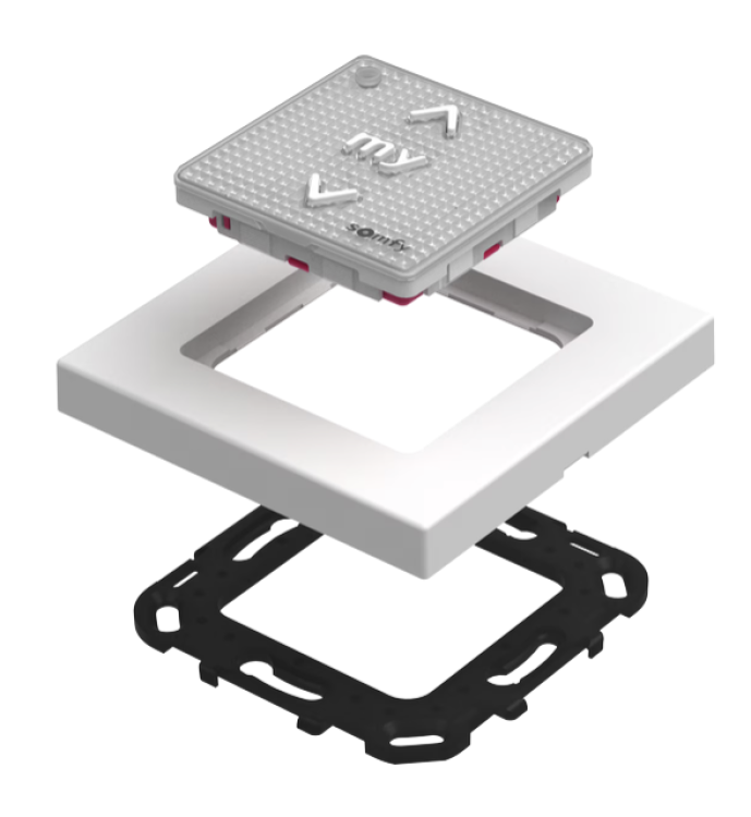 Somfy ➤ Smoove 1 RTS II Fundwandsender und Rahmen #1871347✅ online kaufen!
