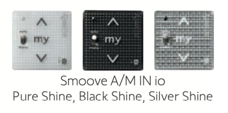 Somfy Smoove A/M io 1-Kanal Funkwandsender #1811101 #1811102 #1811103