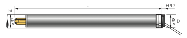 Somfy Sonesse 40 RS485 6/20 Digitalmotor Schnellläufer Innensonnenschutz #1240557