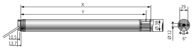 Somfy Sonesse 40 RTS 3/30 Funkmotor Schnellläufer Innensonnenschutz #1001574
