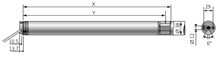 Somfy Sonesse 40 WT 6/20 Schnellläufer Rollladenmotor #1001549