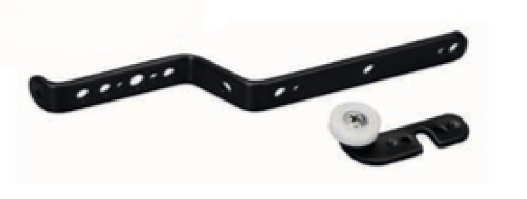 Somfy ➤ Überzugsbügelset abgewinkelt schwarz Glydea #9026937✅ online kaufen!