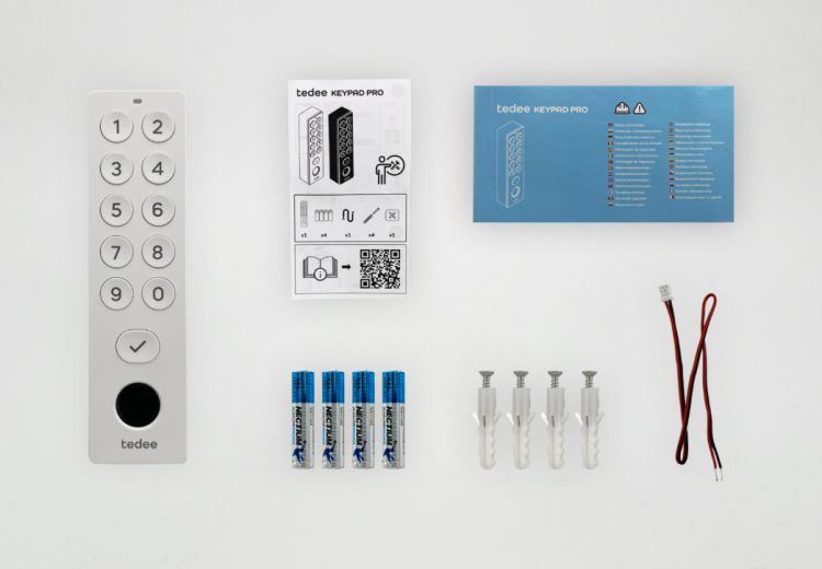 tedee Keypad Pro in weiß oder schwarz #110030 #110044