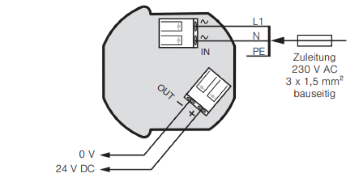 WAREMA Schaltnetzteil 24V (1,25 A) Unterputz #2016370