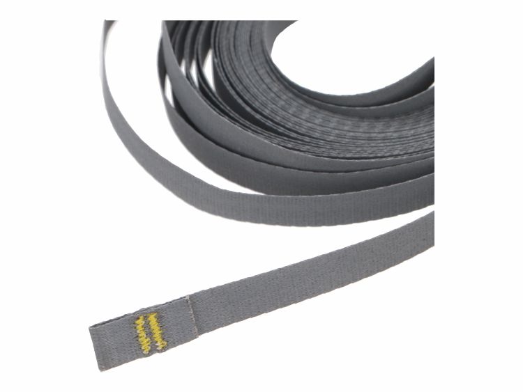 WAREMA Aufzugsband / Texband 6,0x0,27 schwarz / grau #2032999