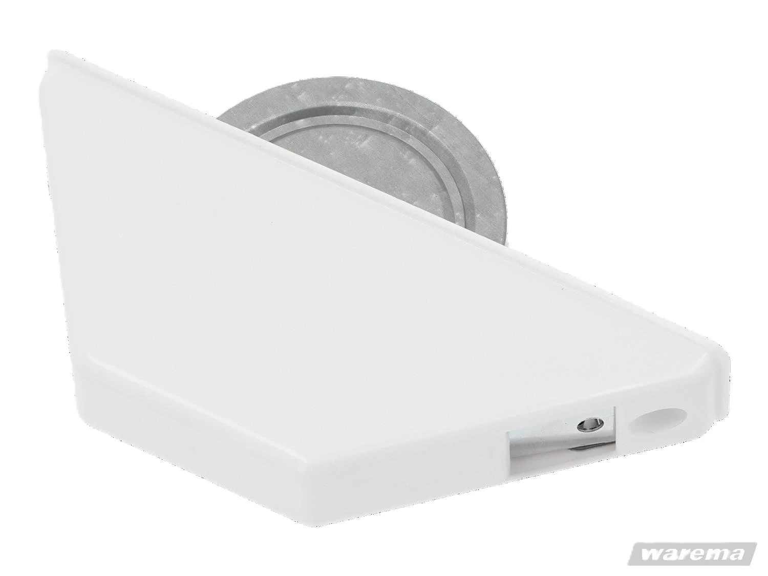 WAREMA Halbeinlass-Gurtwickler 14mm mini weiß mit 4500mm Gurtband grau #528013-2021339