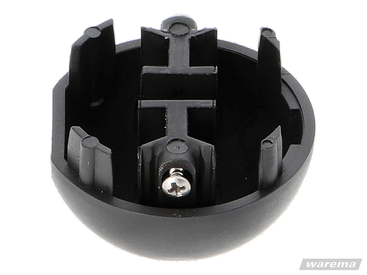 WAREMA ➤ Kappe halbrund für Führungsschienen Ø52mm, Typ 7 und Typ 8. Endverschluss für Basis-Raffstore und Fenster-System-Raffstore FSR, inklusive 2 Schrauben. Artikel 312211.