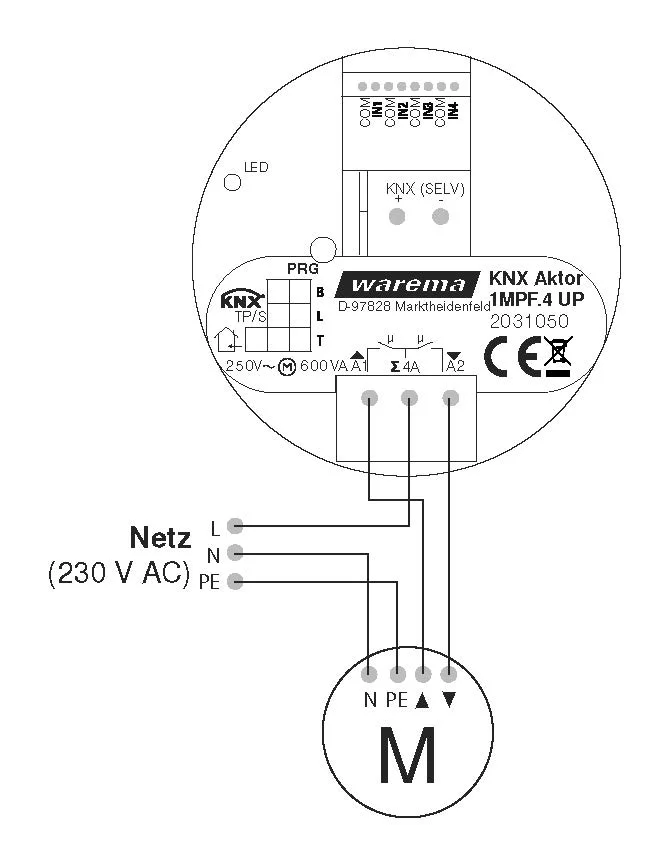 WAREMA ➤ KNX Aktor 1MPF.4 UP #2031050✅ online günstig kaufen!