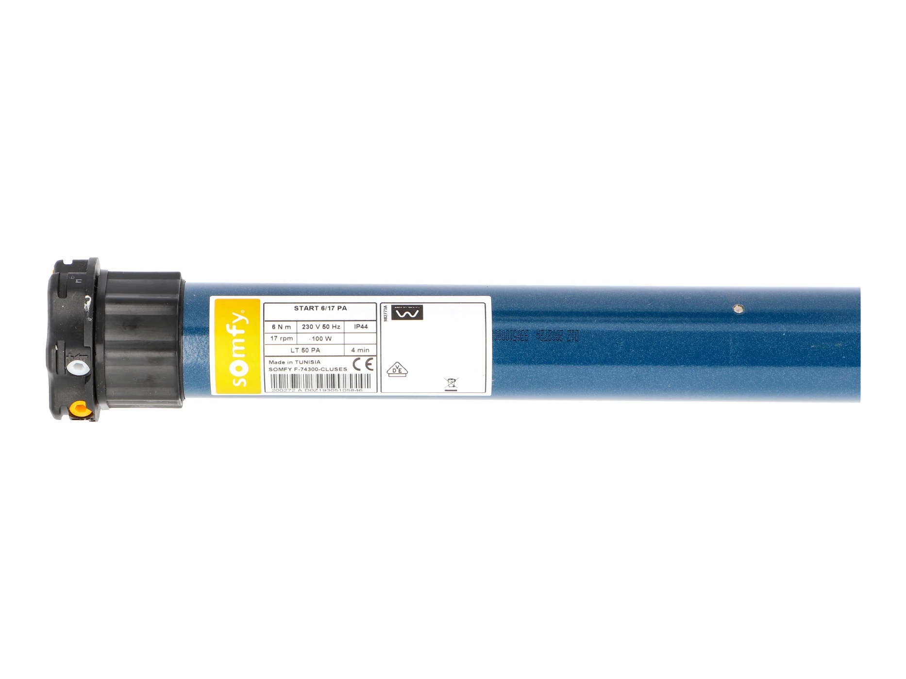 WAREMA Mechanischer Rohrmotor Somfy HiPro LT 50 Start 6/17 D50 #617338