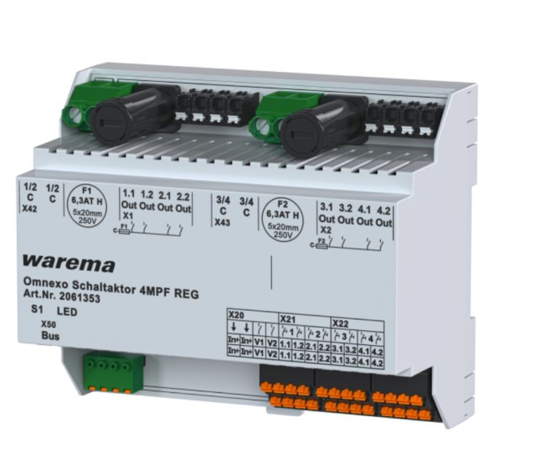 WAREMA Omnexo Schaltaktor 4MPF AP/REG #2061353 #2061354