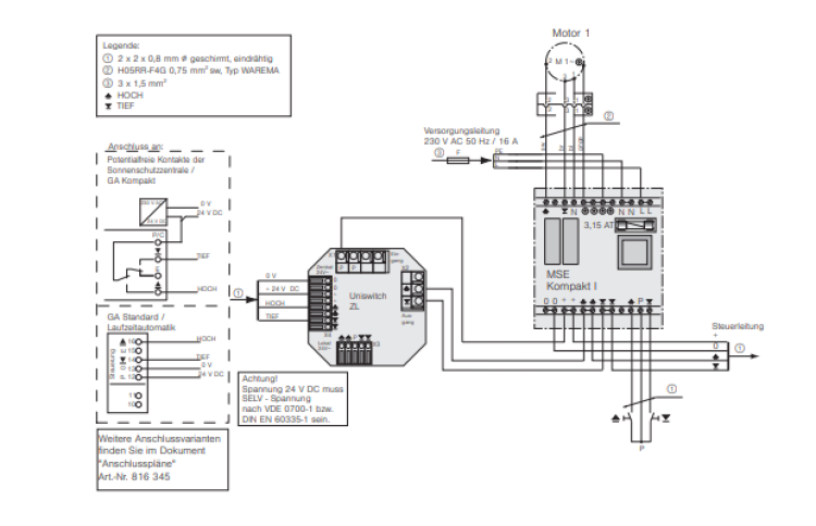 WAREMA Uniswitch ZL #1002473
