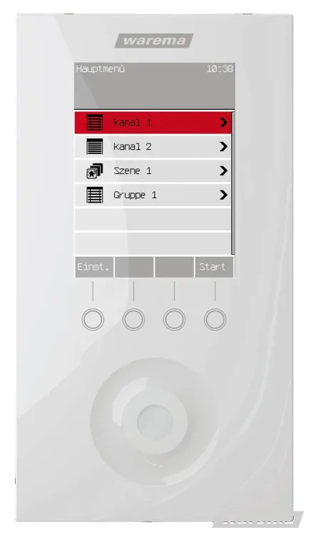 WAREMA ➤ Wisotronic 4-Kanal Steuerung #1002852 #1002853 #1002864 #1002865 #1002876 #1002877✅ online günstig kaufen!