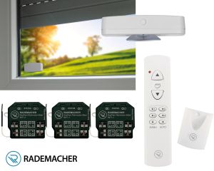 Rademacher ➤ Starterpaket Sonne #VK 0501✓ Rollladen-Nachrüstung✓ DuoFern-Funksystem✓ beim Rademacher-Partner kaufen✅
