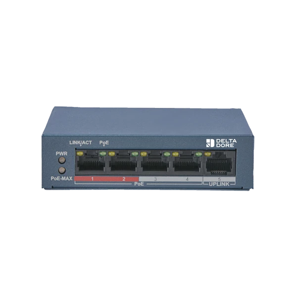 Delta Dore POE SW4 Adapter POE 4 Anschlüsse