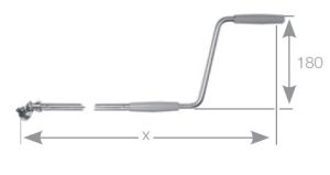 elero ➤ Gelenkkurbel für Typ 15W NMA ✓ #240490001✓ online beim Fachhändler günstig kaufen ✅