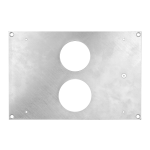 Elsner Adapterplatte WS1000 Connect für UP-Kasten ohne Touch Aluminium