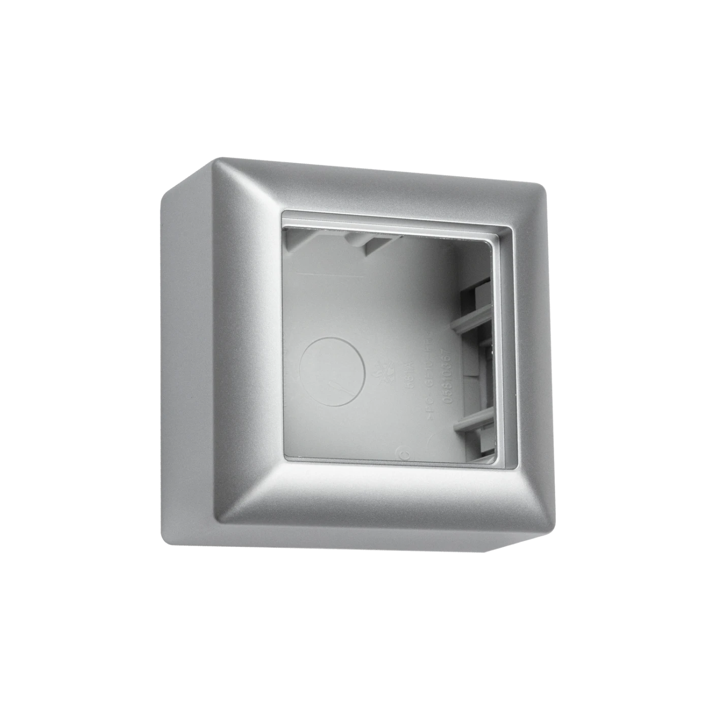 elsner Aufputzgehäuse 55 mm, aluminium-farben - Gehäuse