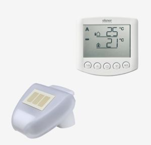 Elsner Solexa 230V weiß Art.-Nr. 10110 – Funk-Beschattungssteuerung mit Sonnenautomatik, Wind-, Regen- und Frostschutz für Markise und Jalousie.