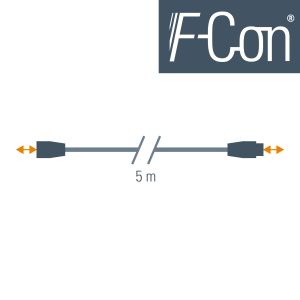 Elsner Verbindungsleitung 5m STAK3/STAS3 mit STASI – F-Con Stecksystem