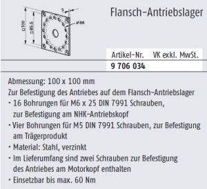 Somfy ➤ Flanschantriebslager für NHK #9706034✅ online kaufen!