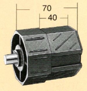 Rollladenkapsel mittel 10590 Kapsel 60 mm 8-kant, Länge 70 mm✅ online kaufen!