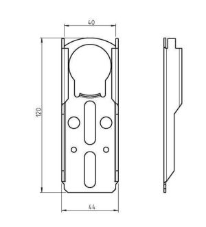 Rademacher ➤ Rademacher ➤ Gegenlager für Fertigkasten Typ 4020 ✓ #96000007✅ online kaufen!