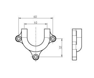 Rademacher ➤ Rademacher ➤ Gegenlager aus Kunststoff zum Anschrauben Typ 4021✓ #96000008✅ online kaufen!