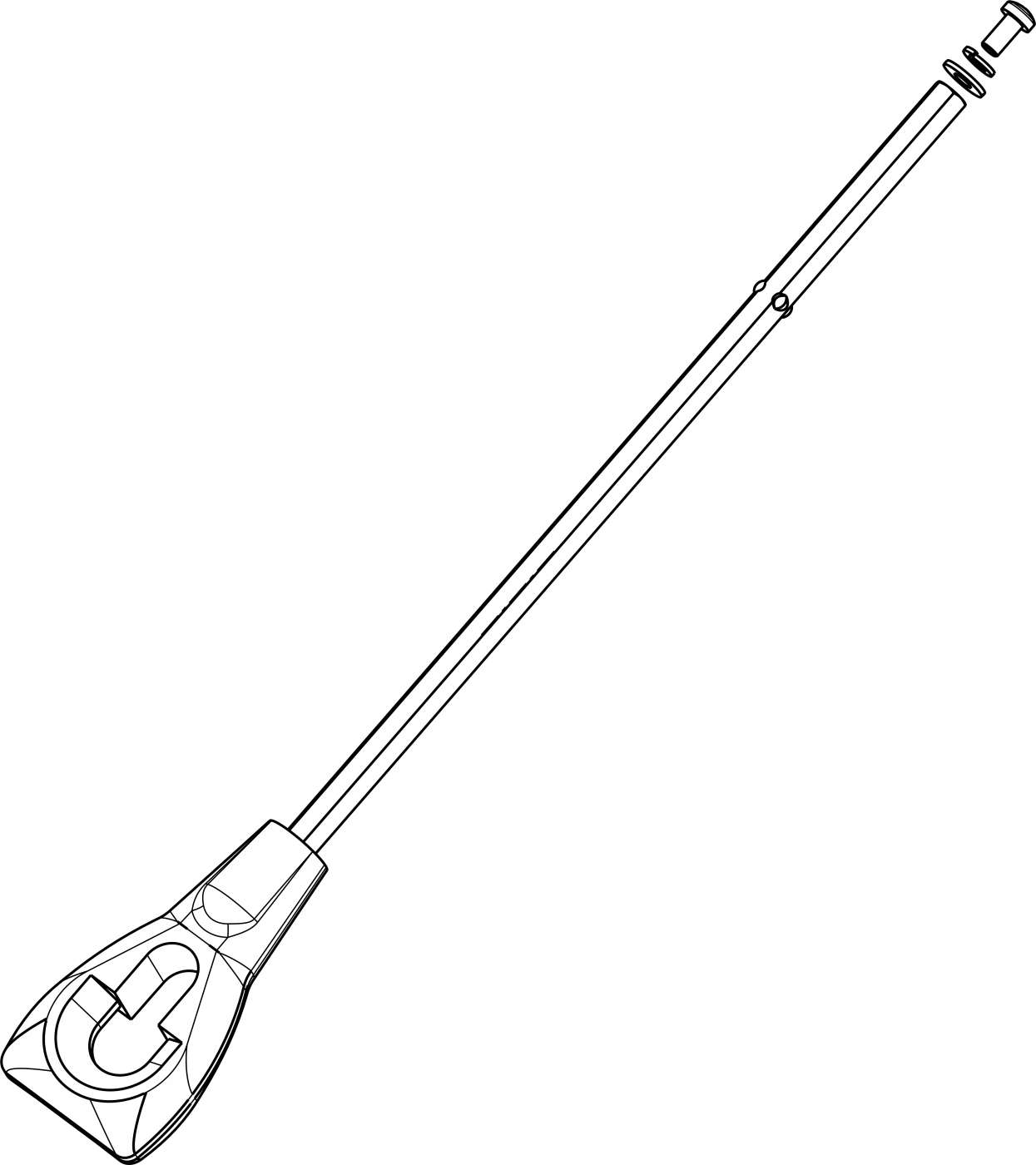 Rademacher ➤ Öse für Handkurbel, 270 mm Typ GGK 539-16 #96000034✅ online günstig kaufen!