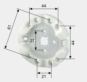 SELVE Wandlager Kunststoff, für SP- und SE...-Antriebe BR1 ohne Motorflansch (o. Abb.) #280178