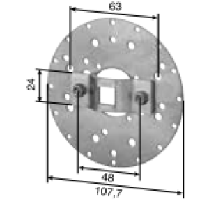 SELVE ➤ Motorlager für Aufsatzelemente ✓ System Thyssen, Innenvierkant 12mm✓  #283081✓ online kaufen✅