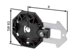 SELVE ➤ Spannlager für Vorbaurollladen✓ Kopfstücke 120 - 165mm mit Klipsung✓  #280193✓ online kaufen✅