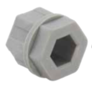 Somfy ➤ Doppelschaftadapter für Antriebe LV 25 / LW 25 5 mm Sechskant grau #9163254✅ online kaufen!