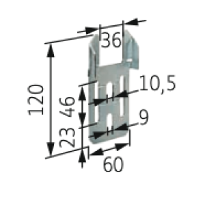 Somfy ➤ Halteplatte für Schwingmetalllager, Baureihe 40✓ #9701530 Ersatzteile online beim Fachhändler kaufen✅