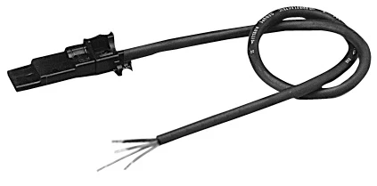 Somfy io RTS Kabel schwarz 3-adrig mit HiPro Antriebsstecker #9001652 #9001654 #9710131