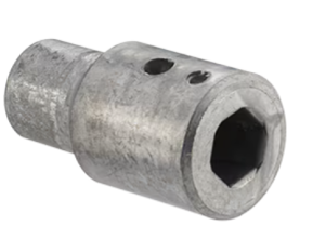 Somfy ➤ J4 Wellenadapter Sechskant mit SW 10 mm ohne Gewinde #9014167✅ online kaufen!