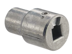 Somfy ➤ J4 Wellenadapter Vierkant; 7 mm; M5x5 Gewindestift eingedreht #9014324✅ online kaufen!