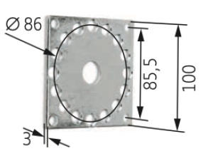 Somfy ➤ NHK-Kompakt Flansch-Antriebslager✓ #9706034 ✅