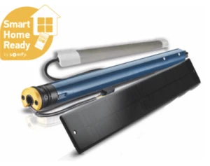 Somfy Oximo 40 WireFree io 3/23 Solarkit SW40x0,6, 0,20m Anschlussleitung schwarz #1241047