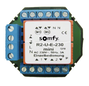 Somfy ➤ TR2-U-E-230 Mini Trennrelais Unterputz Motortrennrelais für zwei Antriebe #1822394✅ online günstig kaufen!
