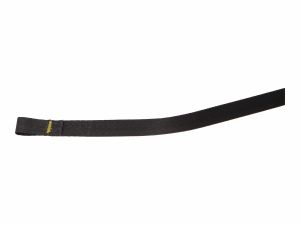 Jalousie- und Raffstore-Aufzugsband 8,0 × 0,34mm in Schwarz mit Schlaufen. 2. Generation mit verbesserter UV-Beständigkeit.